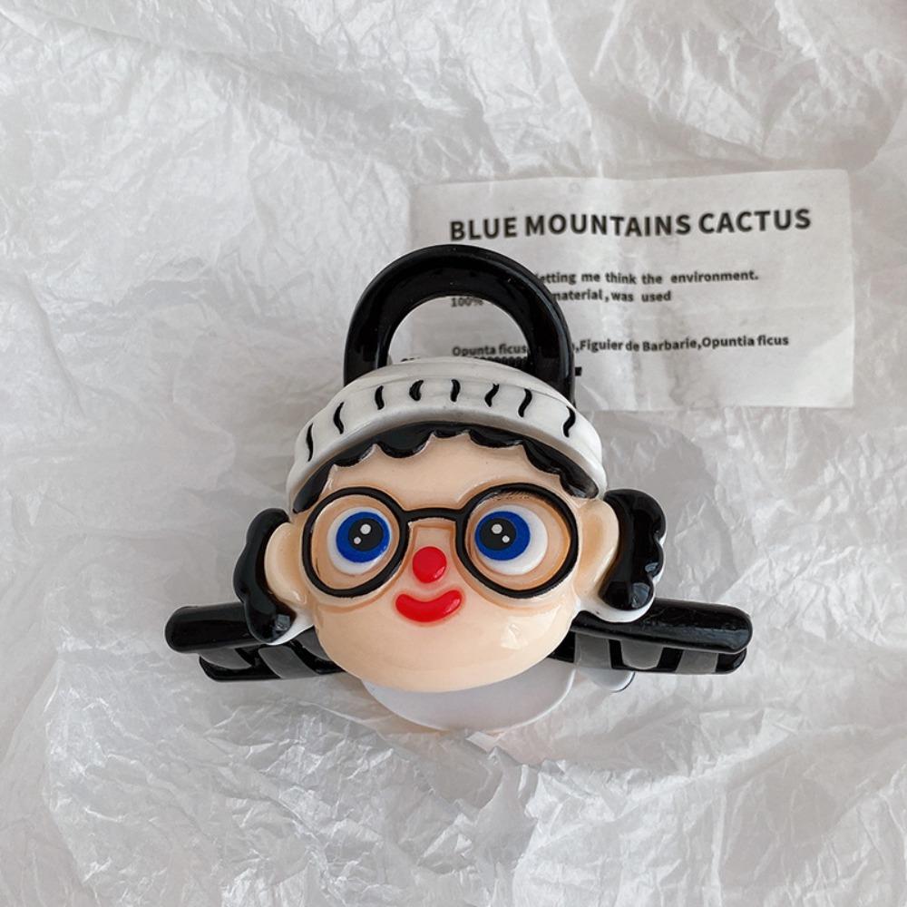 

Металлическая мультяшная собака акула зажим водонепроницаемый черный коготь зажим для волос очки девушка заколки для волос подарок girl