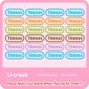 Custom Cartoon Iron On Name Sticker Heat Transfer Label Print On T-Shirt Hoodies Patches For Clothing Thermal Stickers Applique