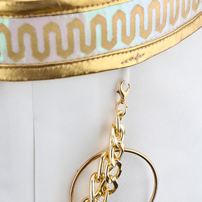 Kids Girls Kpop Hunter Singer Costume Halloween Carnival Stage Performance Cosplay Costume 3-piece Halloween Party Costume Set