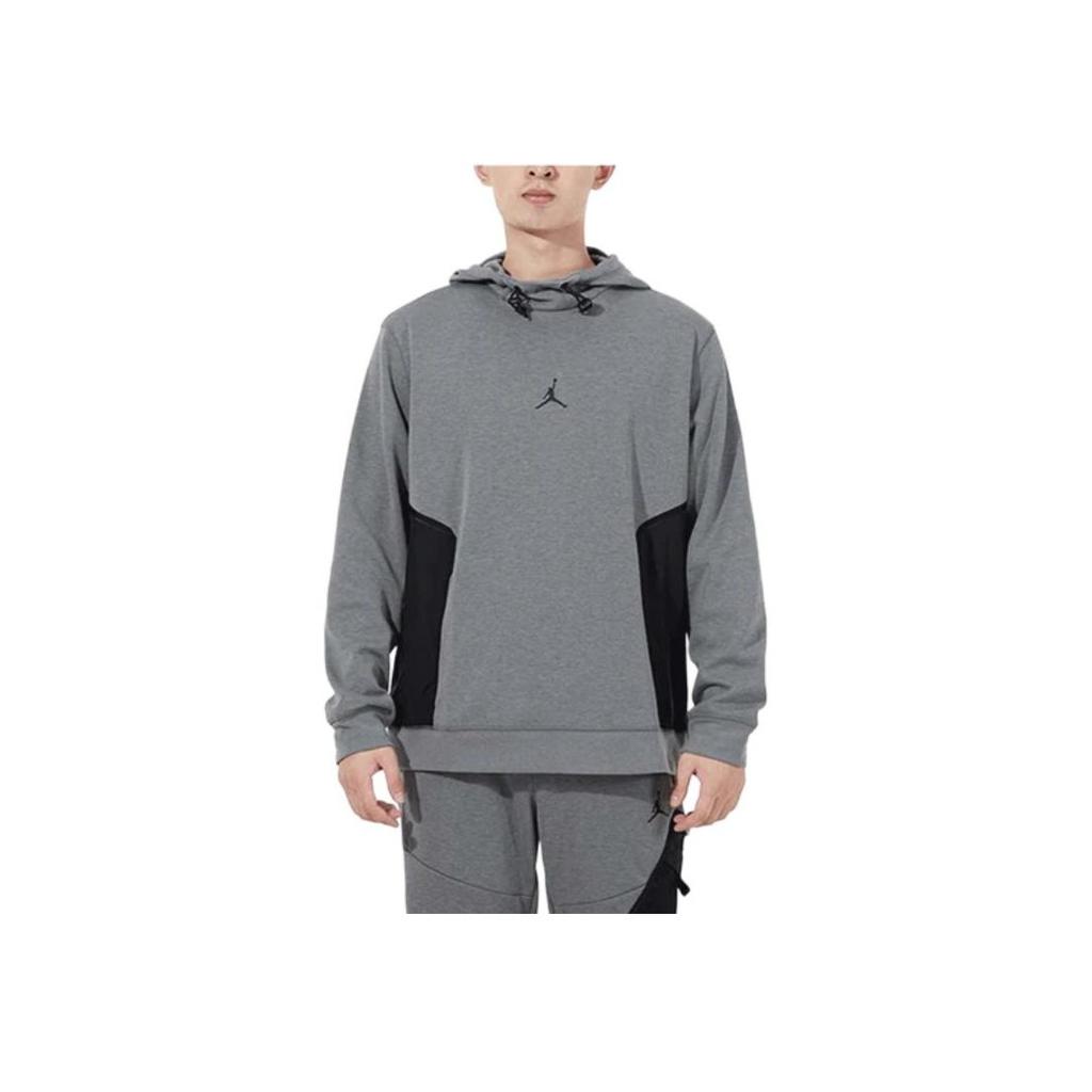 Jordan Casual Sport Logo Pullover Long Sleeve Sweatshirt Men Tops Grey DA9850-091