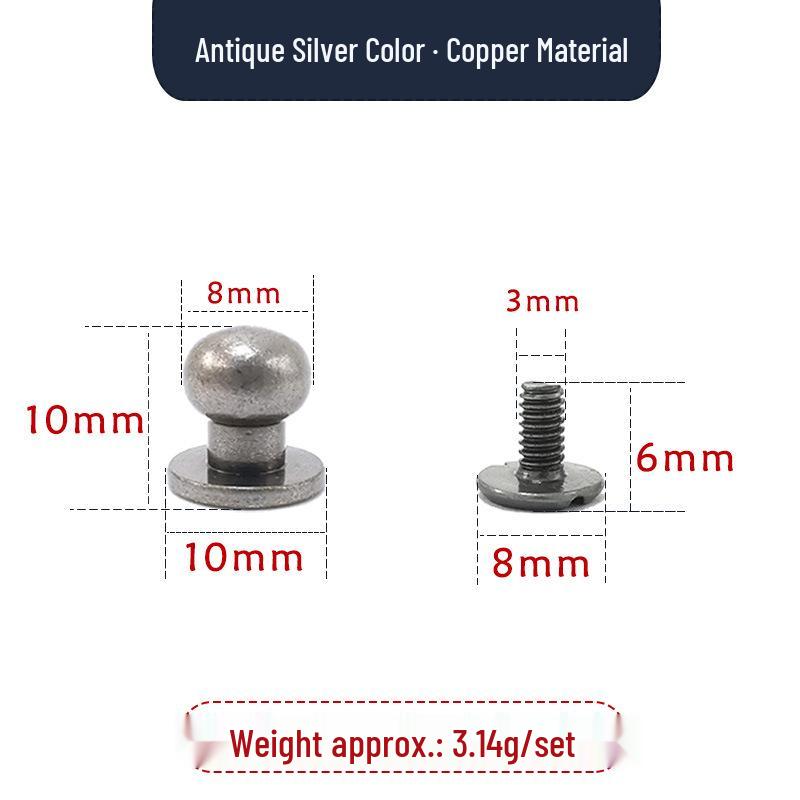 Eco-Friendly Brass Monk Head Accessories: Pacifier Buckle, Car Parts, Phone Cases & Leather Goods
