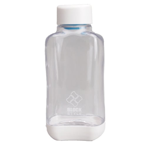 Pearl Metal PC Aqua Water Bottle, 500ml, Direct Drinking, Clear, Block Style, H-6031