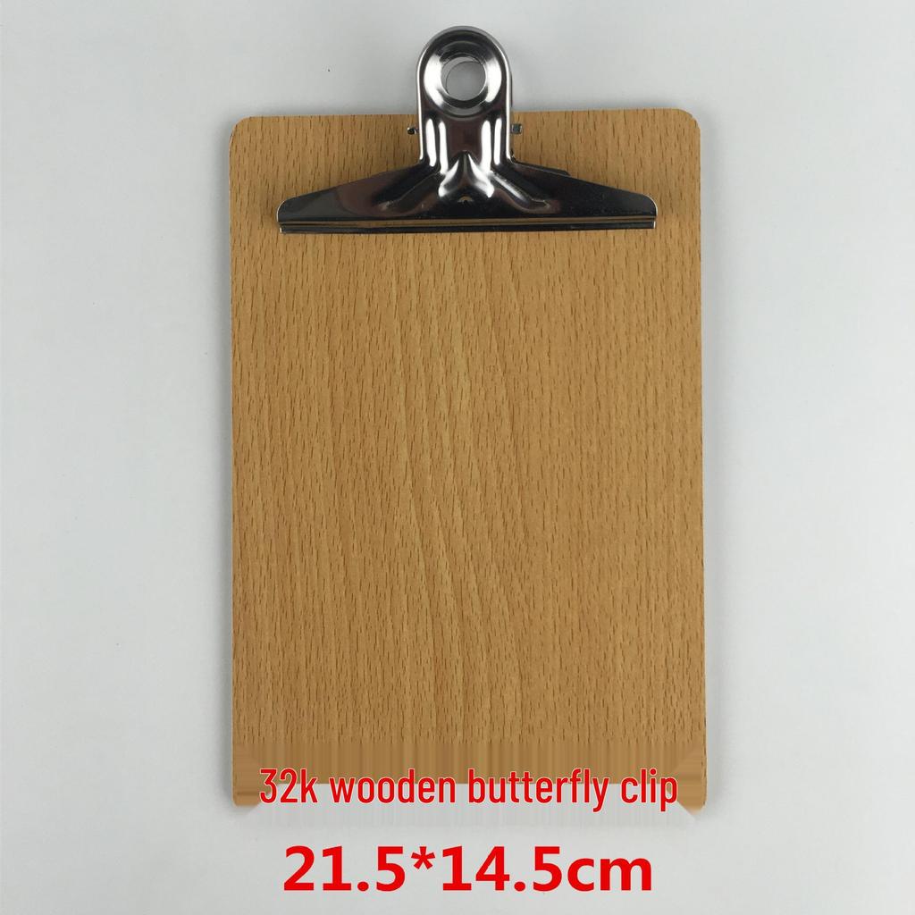 A4 Clipboard with Pen Holder, A5 Writing Pad, A3 Wooden Menu Holder, Cardboard Stationery Board