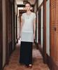 Siyajyu Sist9068 Minimal Bias Long Skirt_Black