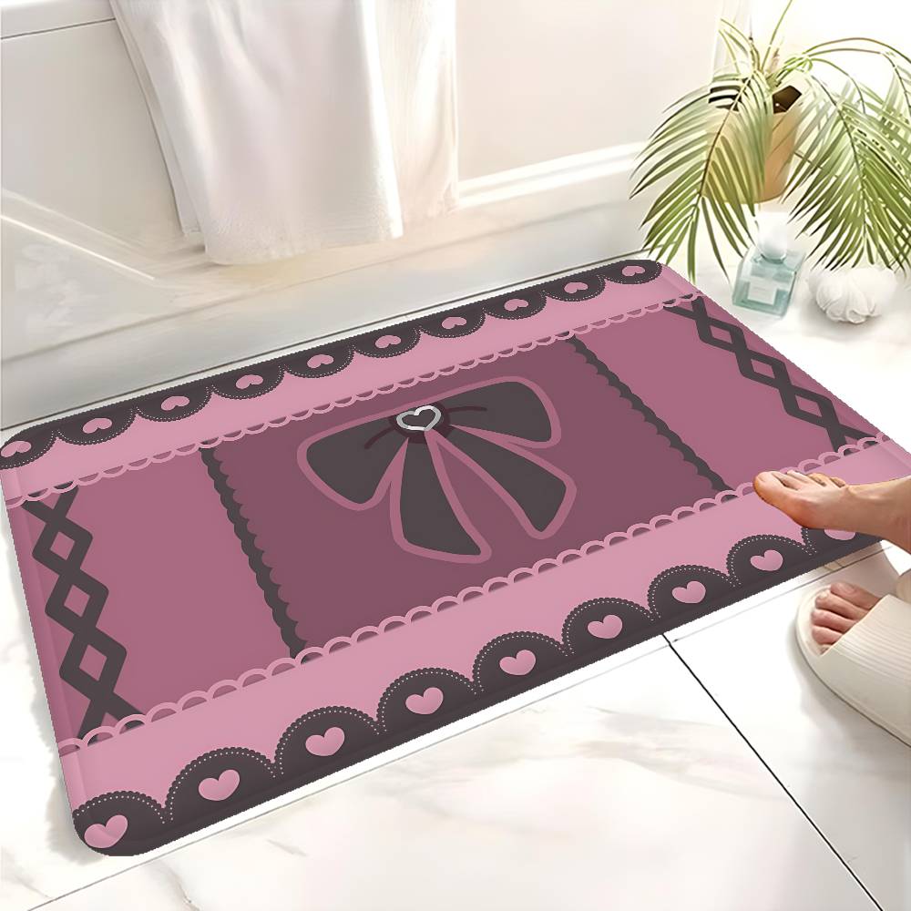 Popular J-Jirai K-Kei Fashion Door Mat Anti-slip Absorb Water Long Strip Cushion Bedroon Mat Bedside Mats