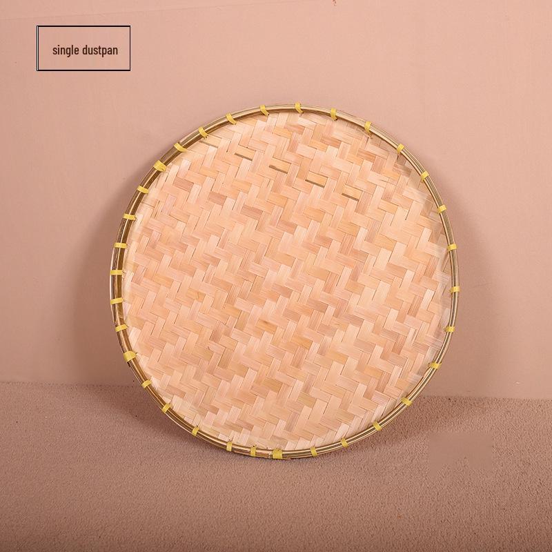 Handmade Bamboo Winnowing Basket and Multi-Layer Drying Rack