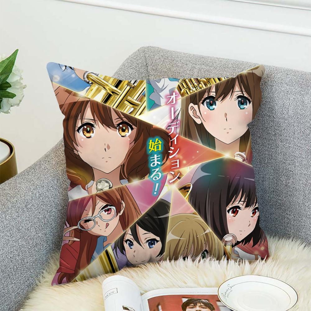 Sound Euphonium 3 Pillow Case For Car Sofa Decorative Home Double-sided Print Plush Square Throw Pillow Cushion Cover