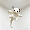 Portachiavi Peluche Scoiattolo Volante Morbido Peluche Glaucomys (Sugar Glider) Ciondolo per Borse Zaini Carina Mini Bambola Animale Regalo per Bambini
