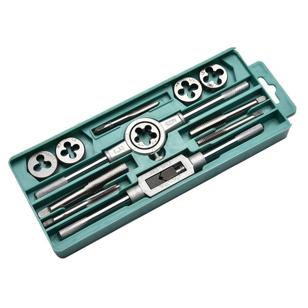 Quality Steel Metric Tap and Die Set Featuring Close Tolerances Suitable for a Range of Materials Including Wood