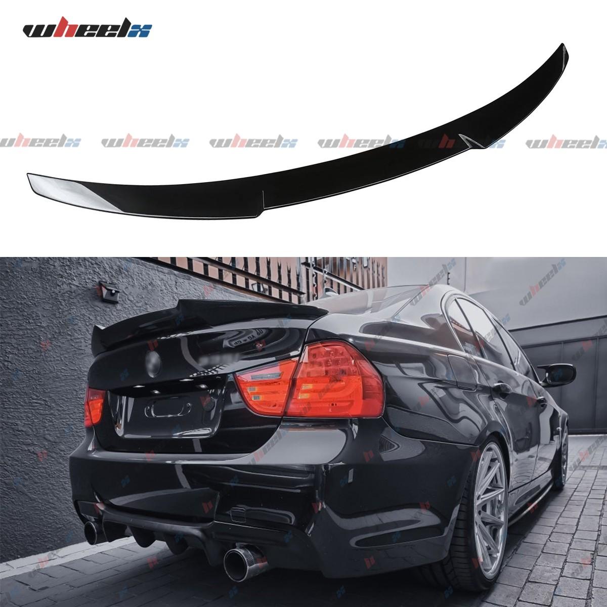 M4 Style Rear Boot Trunk Spoiler Wing Gloss Black For BMW E90 3 Series 2004-2012