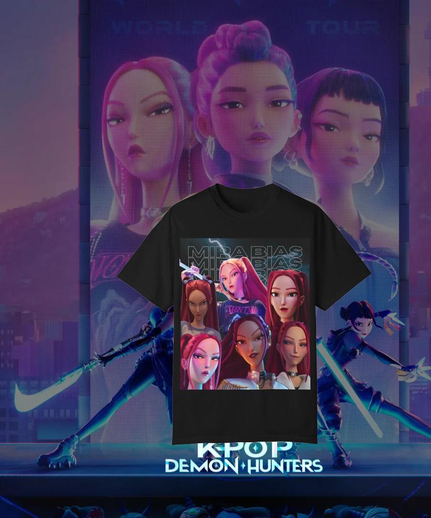 Kpop Demon Hunter Saja Boys T-shirt Harajuku O-neck Casual Anime T-Shirt Tops Unisex