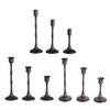 62KD 3Pcs Decorative Metal Holders Candlestick for Holiday Table Centerpieces