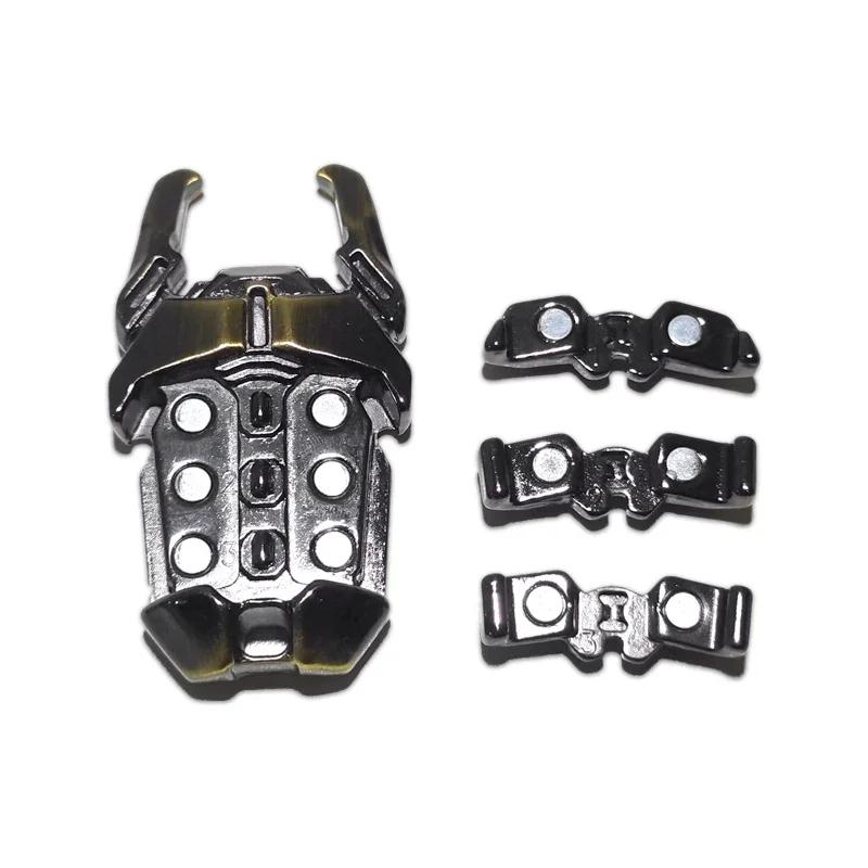 Novelty Beetle Shaped Magnetic Push Card Fidget Toy Rotating Top Compression Stress Relief Office ADHD Toy Gift