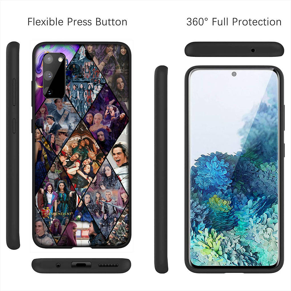 for Samsung Galaxy S24 S23 iPhone 16 15 14 Xiaomi Redmi Note 13 12 11 10 8 Plus 9 Pro Max X XR A16Phone Case Cartoon Descendants OPPO Huawei Cover