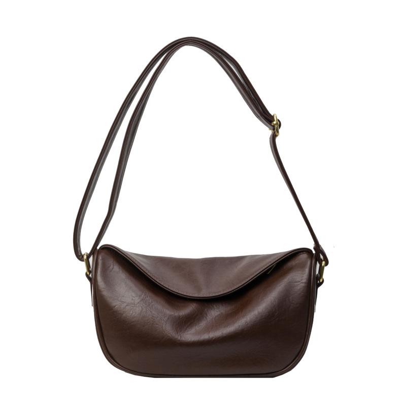 Textured casual bag large capacity fashionable versatile single shoulder messenger bag dumpling bag