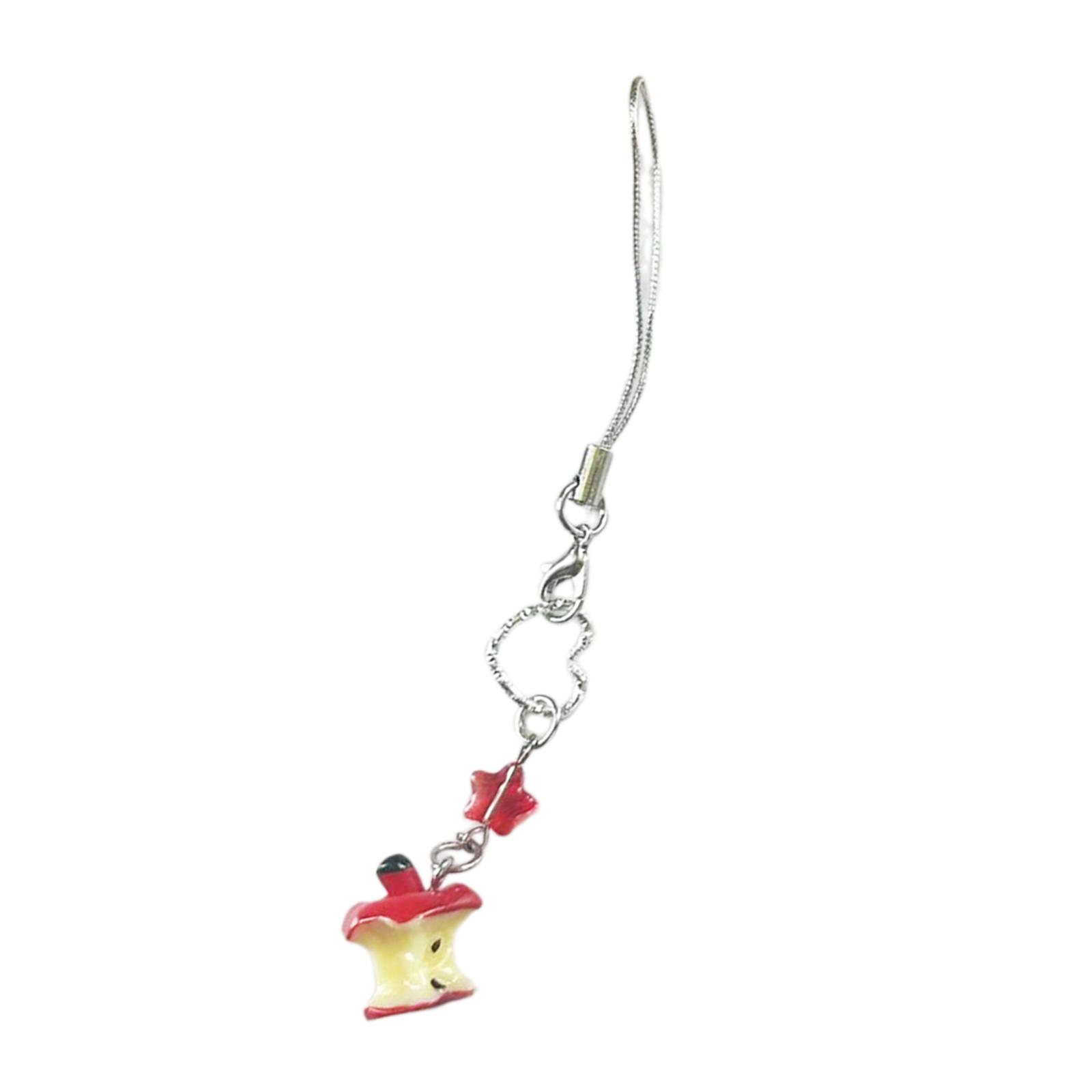 

Lovely Fish Key Ornament Handmade Pendant Stylish Fruit Phone Pendant Unique Bag Pendant Present for Fashion Lover B