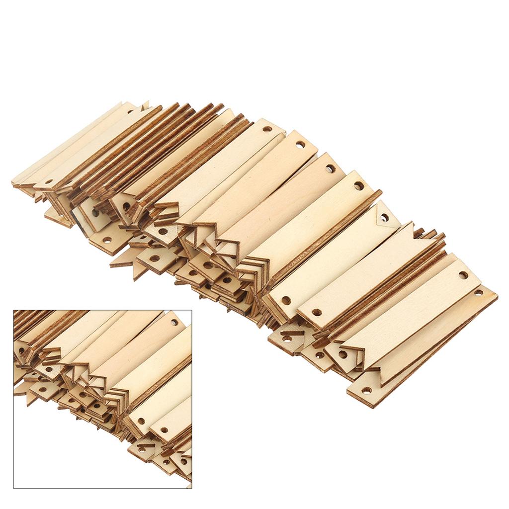 Wood For, 100pcs Nature Color Wooden with Holes Wooden Party Room Decoration Accessories S Small Crafts For Wall Wedding