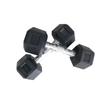 Rubber Coated Hex Dumbbell