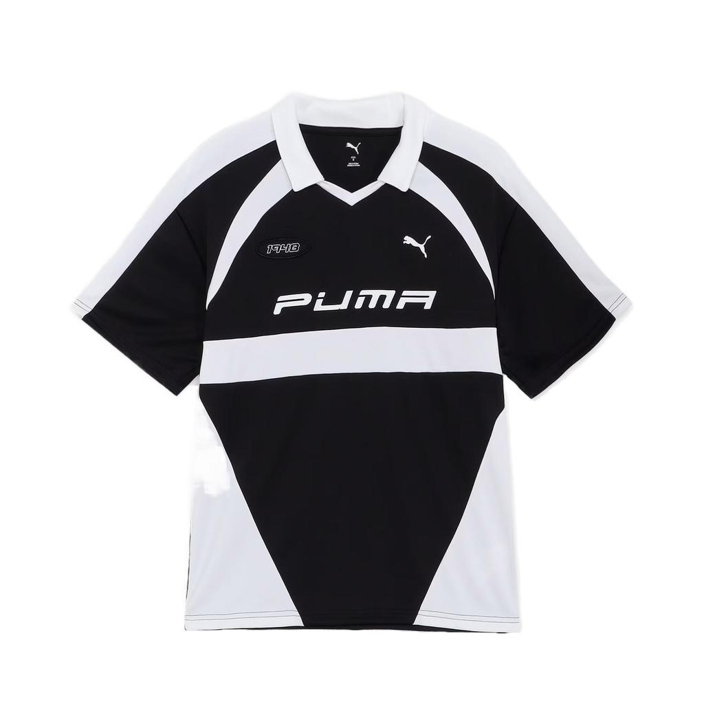 New PUMA Soccer Jersey Unisex Black White 631242-01