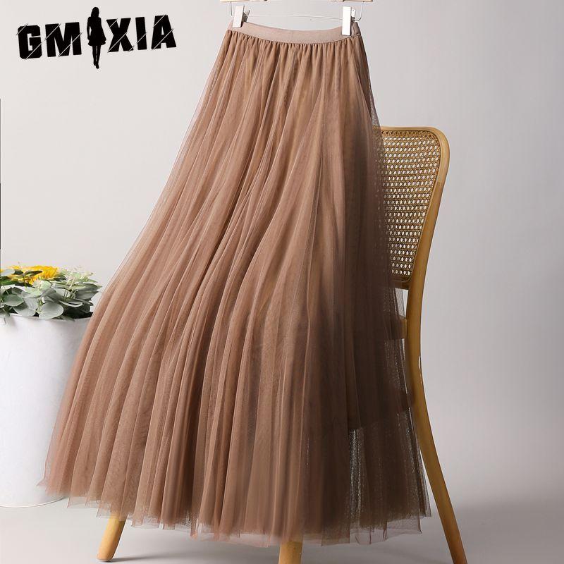 GMXIA 28 Colors Women's Fashion Casual Summer Spring Skirt