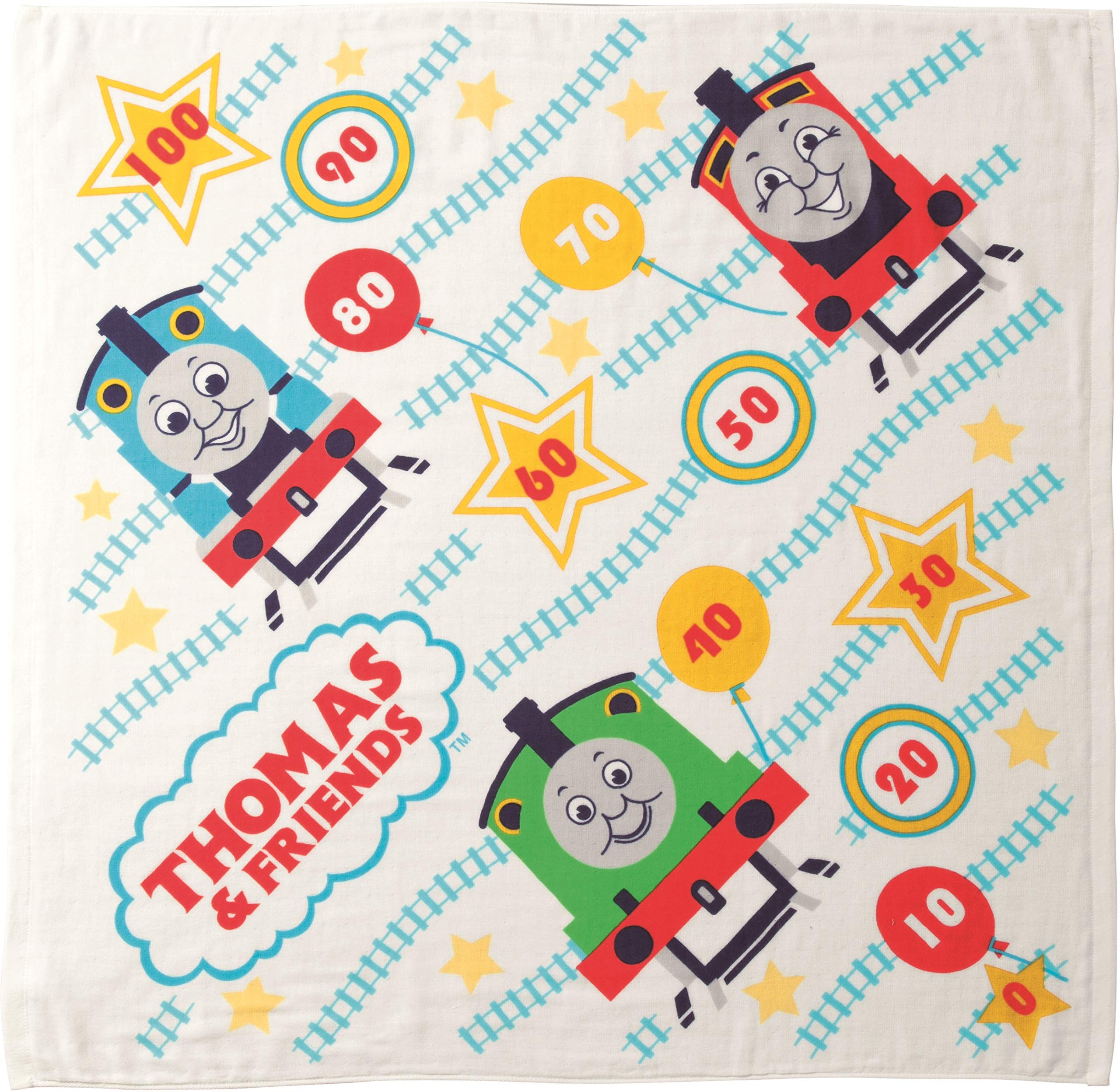 

Marushin Thomas the Tank Engine Bath Glow Cotton Gauze with Simple Memory 4605001900 Towel, 90x90cm, Up, 100% & Pile, Stick,