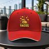 Cartoon Burrito Sandwich Baseball Cap Unisex Adjustable Duckbill Hat for Travel Parties Daily Wear Multiple Colors