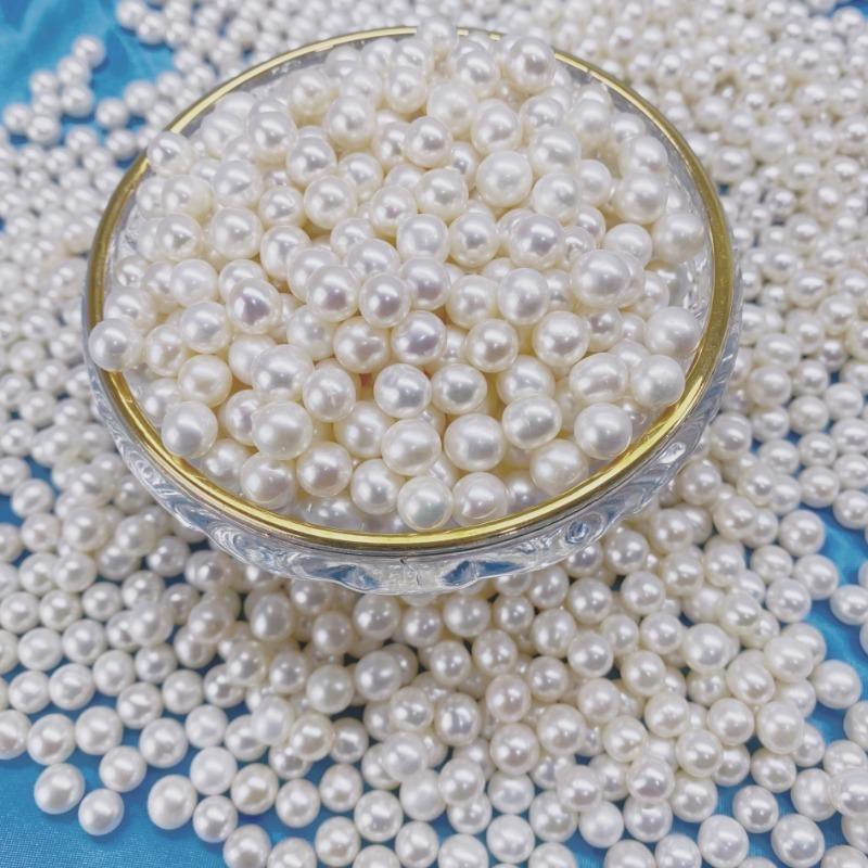 3-12mm round Acrylic Imitation pearl beads charm loose String bead With Holes craft DIY Jewelry Making Necklace Ring Accessories