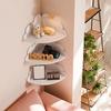 Corner Display Shelf 3 Pieces Cloud Wall Bookshelf Wooden Corner Rack Display Shelves for Home Decor Books Toys Bedroom Baby