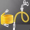 2 Mode Faucet Extension Extender Adjust Free Bending Water Tap Pipe Tube Stainless Steel Splashproof 360 Degree Extension Tube