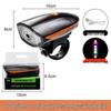 Rechargeable Bicycle Headlight & Taillight Set with Horn