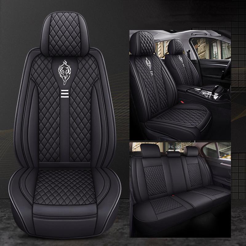 

Роскошные чехлы на автомобильные сиденья из искусственной кожи, автомобильные подушки для сидений, универсальные защитные чехлы для четырех сезонов, аксессуары для внутреннего стула