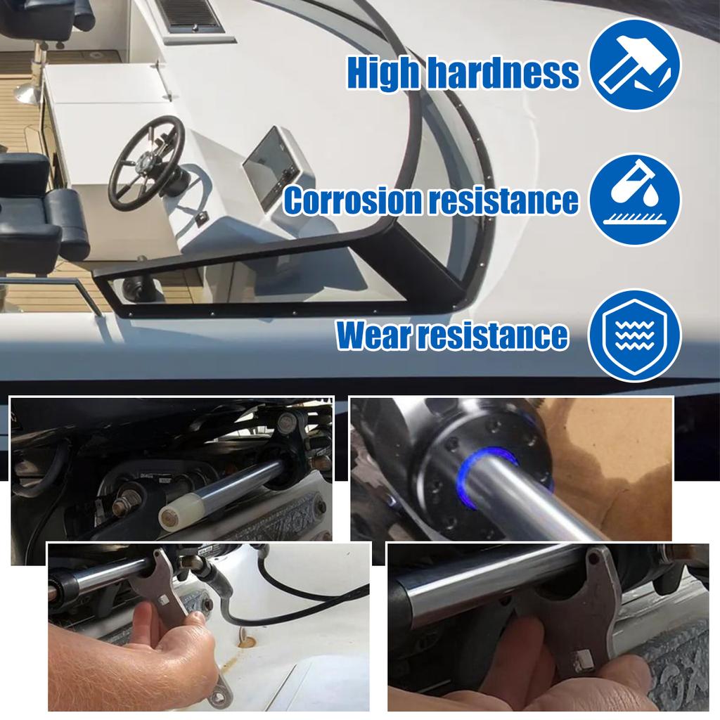 Dichtungssatz für hydraulische Lenkzylinder zur Frontmontage für Boote, Ersatz für HC5340/HC5341/HC5342, mit Schraubenschlüssel, Werkzeug, Autozubehör