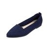 Women's Pointed Toe Flats, Breathable Knit Mesh for Casual Daily Wear