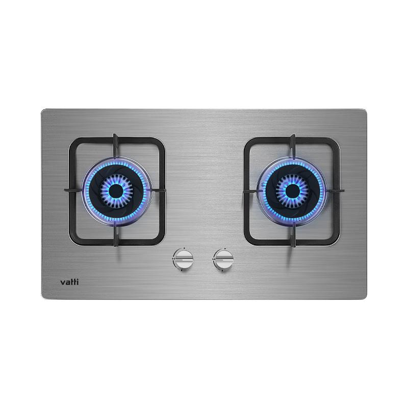 Vatti Stainless Steel Dual Burner Gas Cooktop CN plug (adapter included)