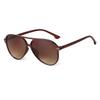 New Chic Pilot Women Sunglasses Retro Aviator Blue Gradient Lens Tortoise Frame UV400 Sun Glasses Female Male