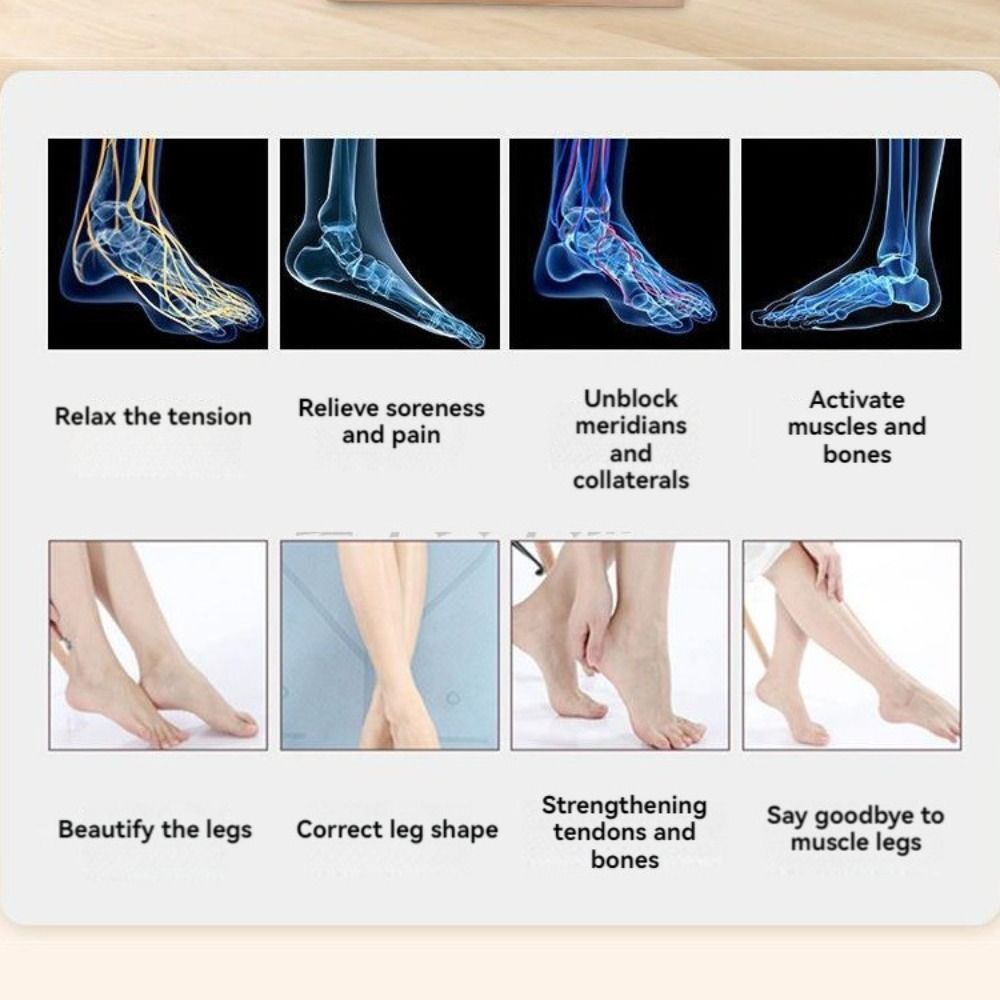 Body Pedal Folding Lacing Plate Solid Wood Calf Stretching Plate  Fitness Training