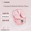 EWEADN Q9 Dual-Mode Wireless Transparent RGB Gaming Mouse