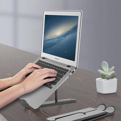 Suporte de resfriamento portátil de alumínio P1 para laptop – Suporte ajustável para mesa de escritório