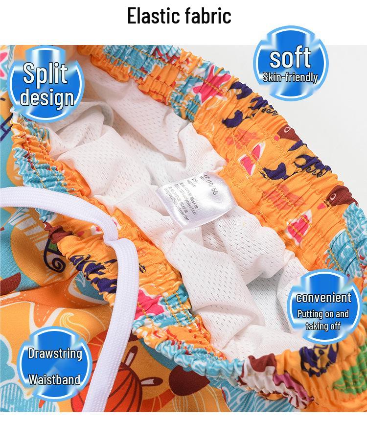 Schnelltrocknende Eltern-Kind-Badeshorts - Jungen Badeshorts mit lockerem Schnitt für Urlaub & heiße Quellen