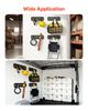 Kit de Rails d'Arrimage E-Track, Lot de 4 Ensembles de Rails E de 0,4 m, 21 Pièces Comprend 2 Sangles à Cliquet & 4 Anneaux en O & 4 Attaches avec Anneau en D & 2 Emplacements Simples & 8 Extrémités