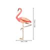 2Pcs Flamingo Breastpin Brooch Alloy Elegant Chic Brooch Pin for Women Sweater Coat Dress Suit Handbag Hat Shoes Sash