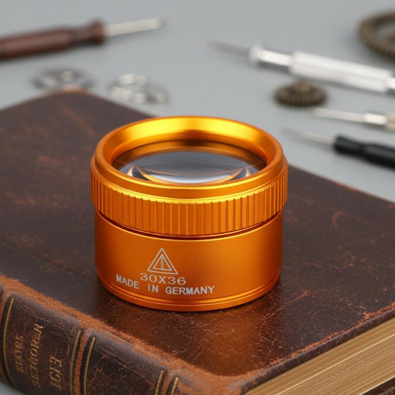 30X36mm Magnifying Glass K9 Optical Lens Monocle For Watch Jewelry Coin Stamps Precision Work Inspection Loupe Tool