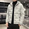 New Men's Winter Jacket Fashion Casual Thickened Down Cotton Warm Parkas Male All-match Lightweight Cold-proof Warm Hooded Coats