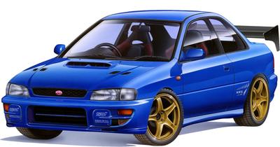 Fujimi Model серія inch up Subaru Impreza Sti версія VI 1/24 №327 (з крилом GT/W) ID-327