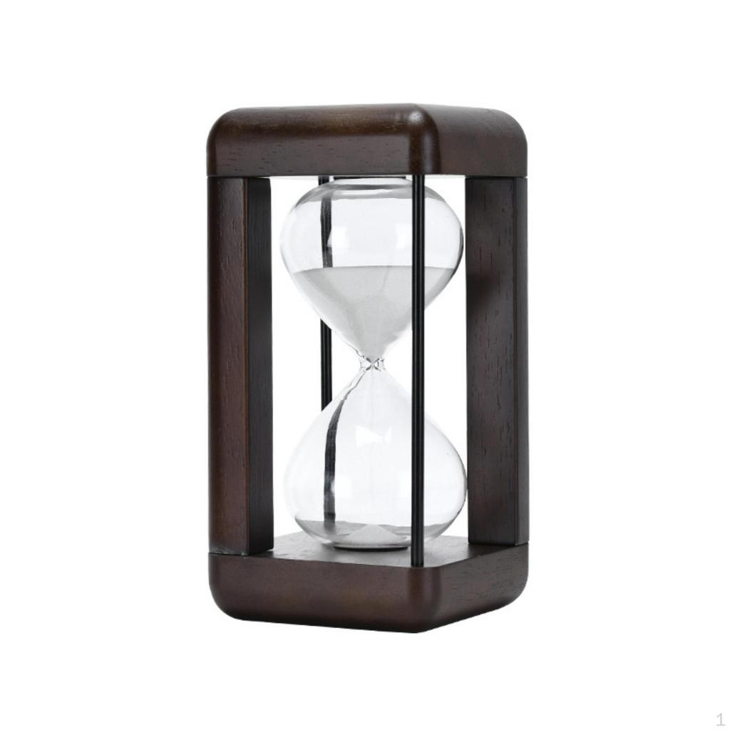 Sanduhr mit Holzrahmen VintageRetro-Thema Timer Dekorative Sanduhr für Schreibtisch,