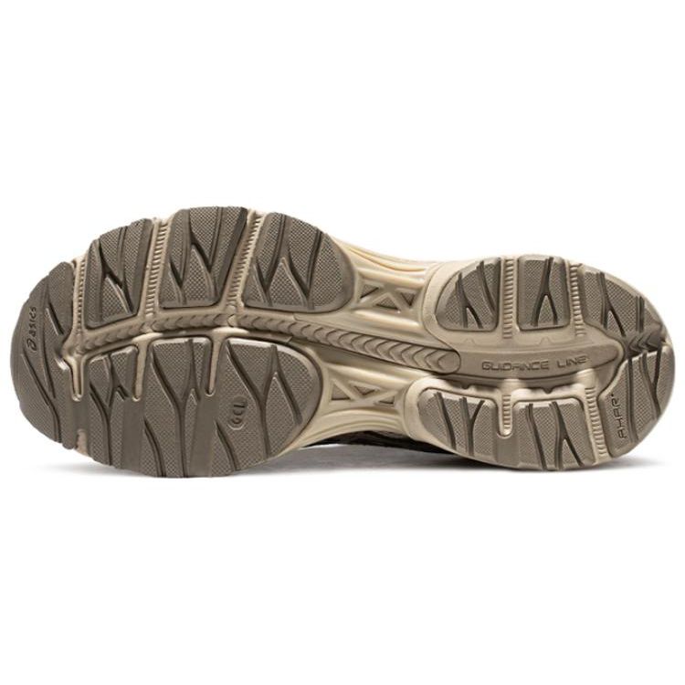 Asics Gel-Flux CN Zapatillas de Running de Larga Distancia de Caña Baja de Tela Cómoda y Cuero Sintético para Mujer Caqui 1012B464-201