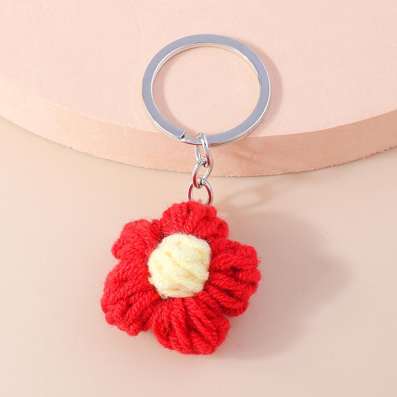 Lovely Handmade Bee Keychain Animal Key Ring Pendants for Women Girls Handbag Decor DIY Kid's Jewelry Gifts