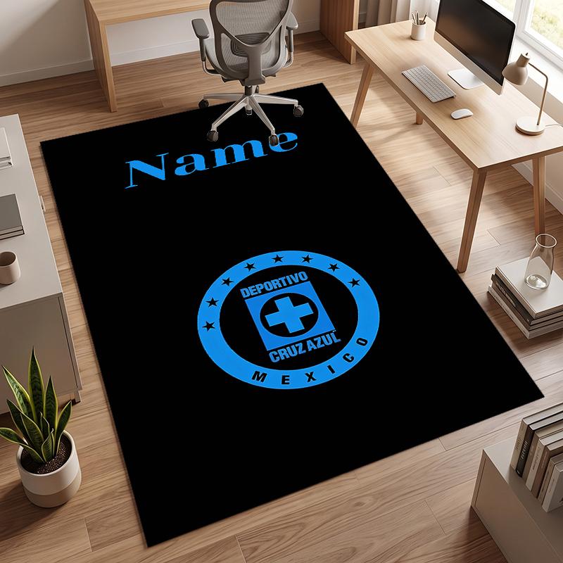 Cruz Azul (5) Personalized name Office Carpet Stylish Decor for Living Room Bedroom Kitchen