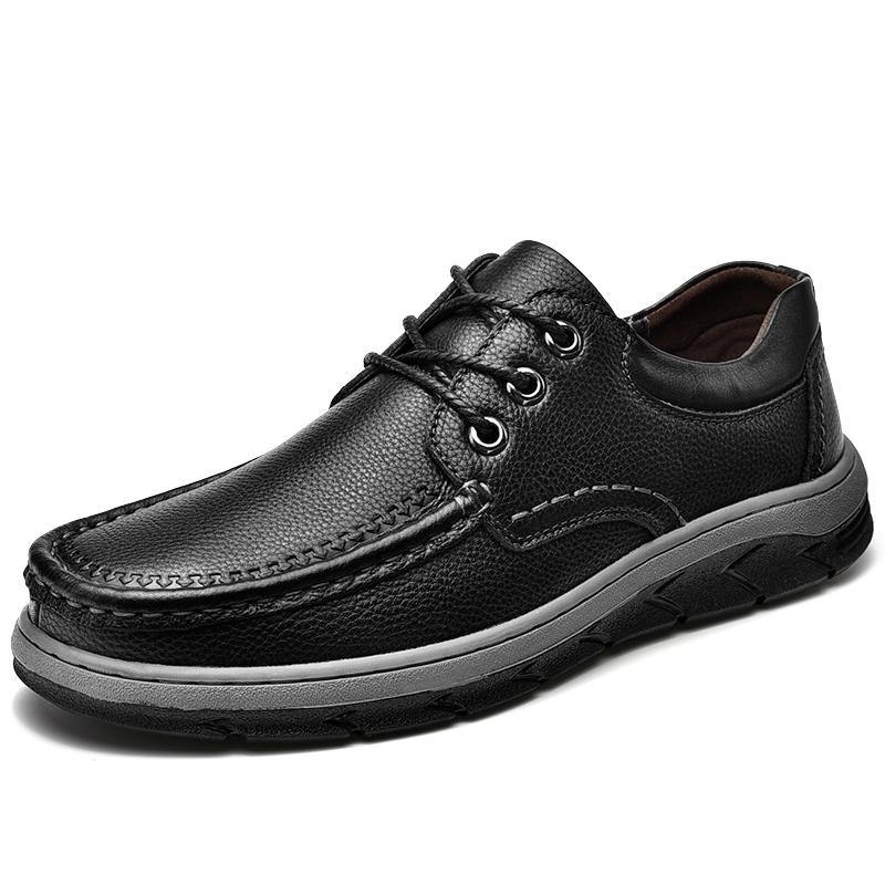 Newest Arrival Spring Autumn Comfortable Casual Shoes Mens Loafers Shoes For Men Slip On Footwear Genuine Leather Luxury Male Shoes