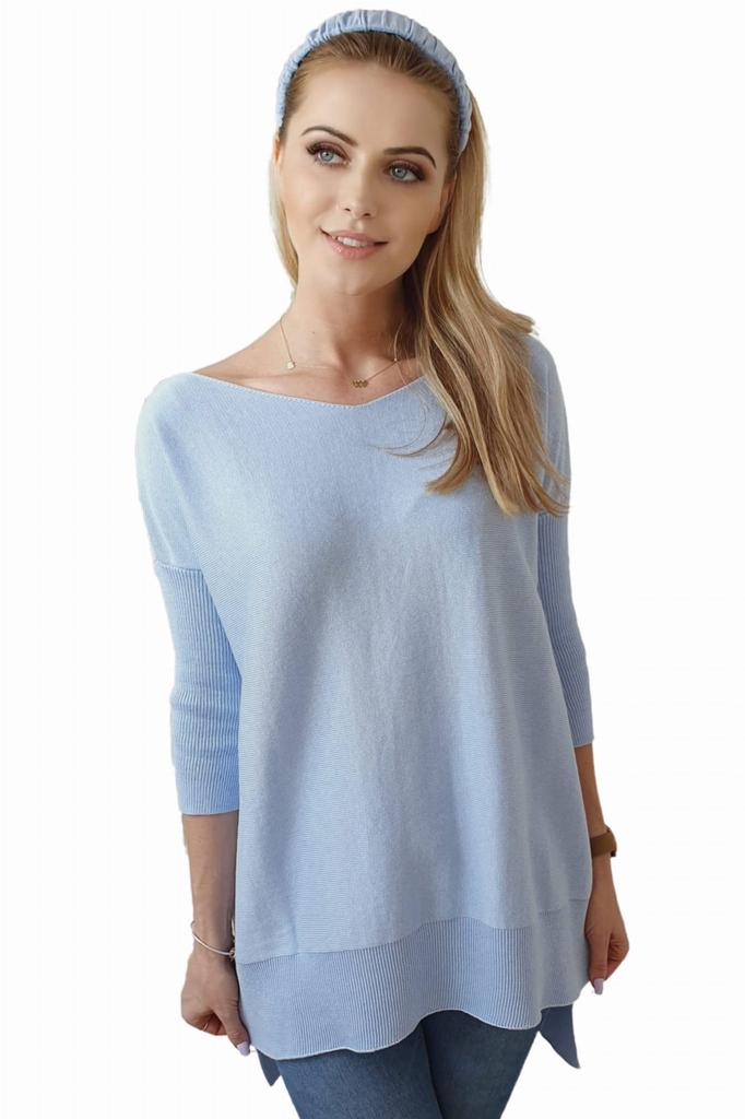 Hyacinth Women' Sweater, Sky Blue
